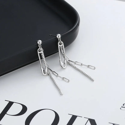 1 Piece Classic Style Streetwear Geometric Plating Copper Drop Earrings