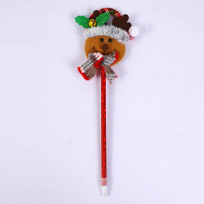 1 Piece Color Block Christmas Daily Christmas Cloth Cartoon Style Simple Style Gel Pen