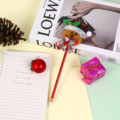 1 Piece Color Block Christmas Daily Christmas Cloth Cartoon Style Simple Style Gel Pen