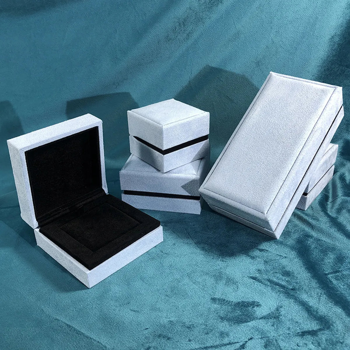 1 Piece Composite Material Basic Simple Style Casual Daily Solid Color Jewelry Boxes