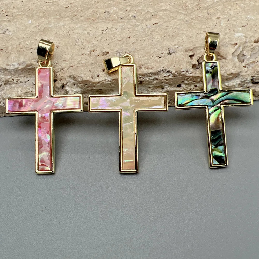 1 Piece Copper Cross Pendant