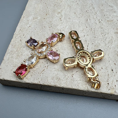 1 Piece Copper Cross Pendant