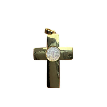 1 Piece Copper Cross Pendant