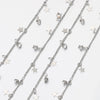 1 Piece Copper Rhinestones Star Polished Chain