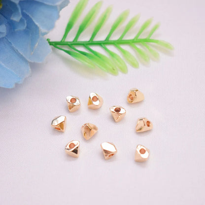 1 Piece Copper Solid Color Beads