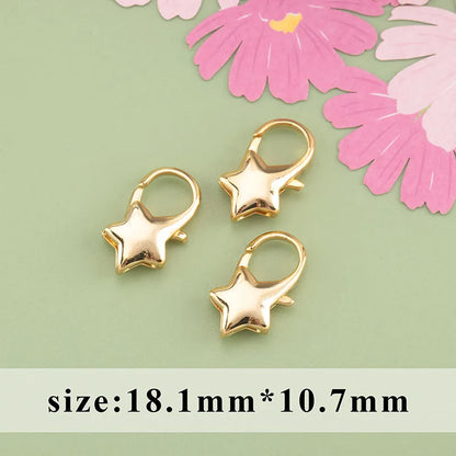 1 Piece Copper Star Heart Shape Jewelry Buckle