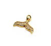 1 Piece Copper Zircon Star Heart Shape Butterfly Pendant