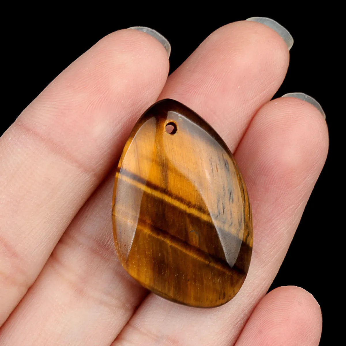 1 Piece Crystal Agate Solid Color Pendant