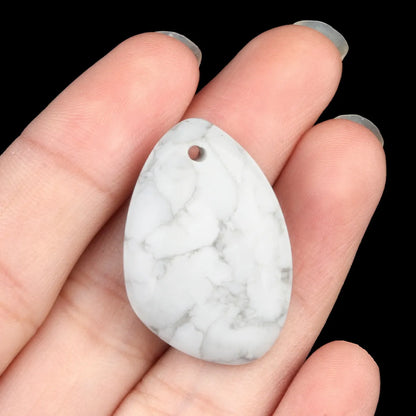 1 Piece Crystal Agate Solid Color Pendant