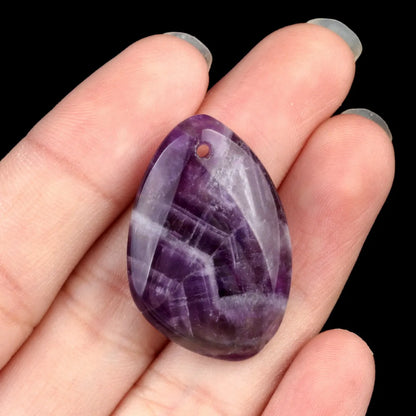 1 Piece Crystal Agate Solid Color Pendant