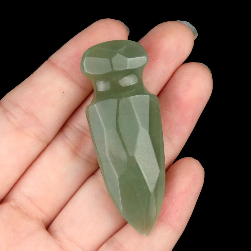 1 Piece Crystal Agate Solid Color Pendant