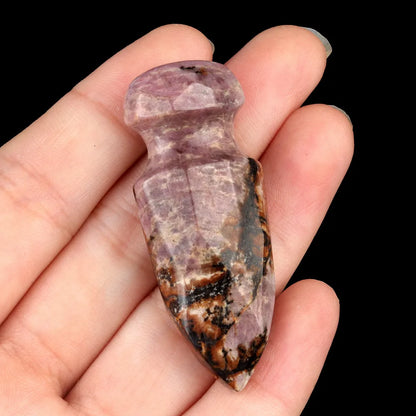 1 Piece Crystal Agate Solid Color Pendant