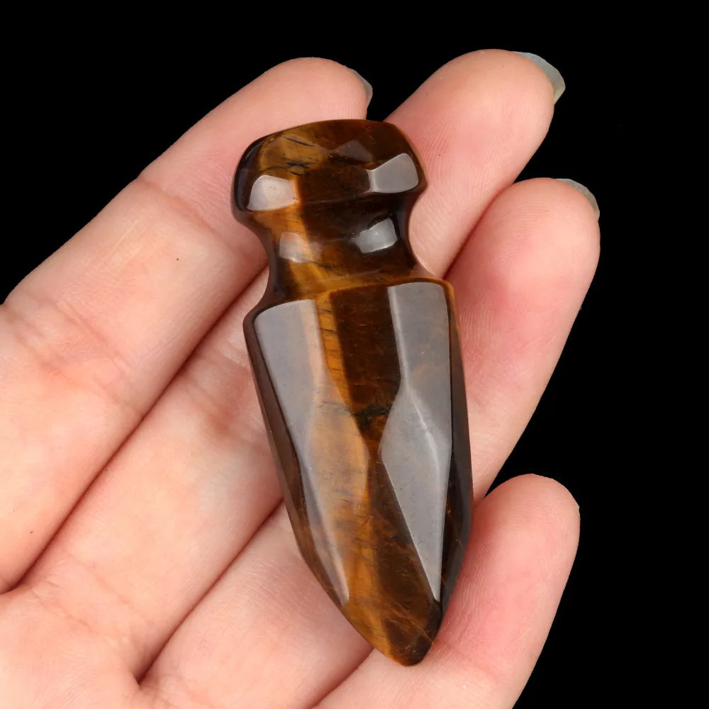 1 Piece Crystal Agate Solid Color Pendant