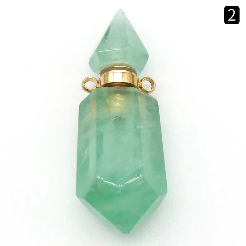 1 Piece Crystal Bullet Solid Color Pendant