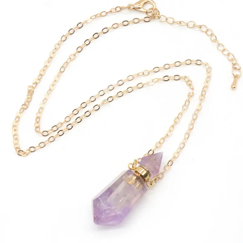 1 Piece Crystal Bullet Solid Color Pendant