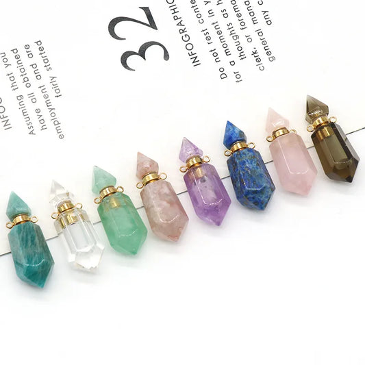 1 Piece Crystal Bullet Solid Color Pendant