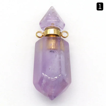 1 Piece Crystal Bullet Solid Color Pendant