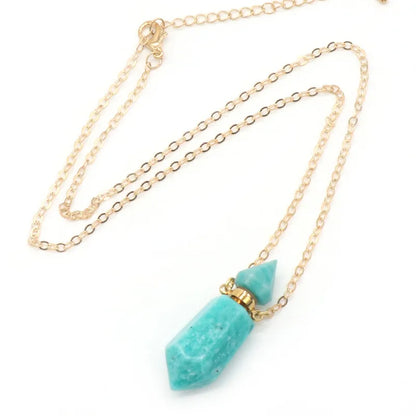 1 Piece Crystal Bullet Solid Color Pendant