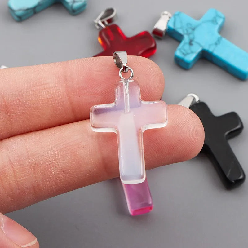 1 Piece Crystal Printing Pendant