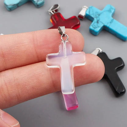 1 Piece Crystal Printing Pendant