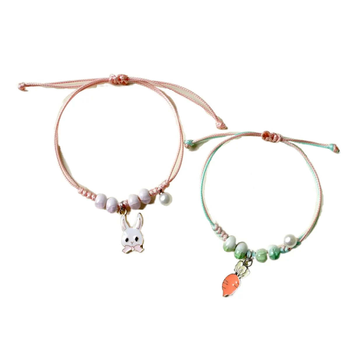 1 Piece Cute Cartoon Alloy Rope Beaded Women's Bracelets