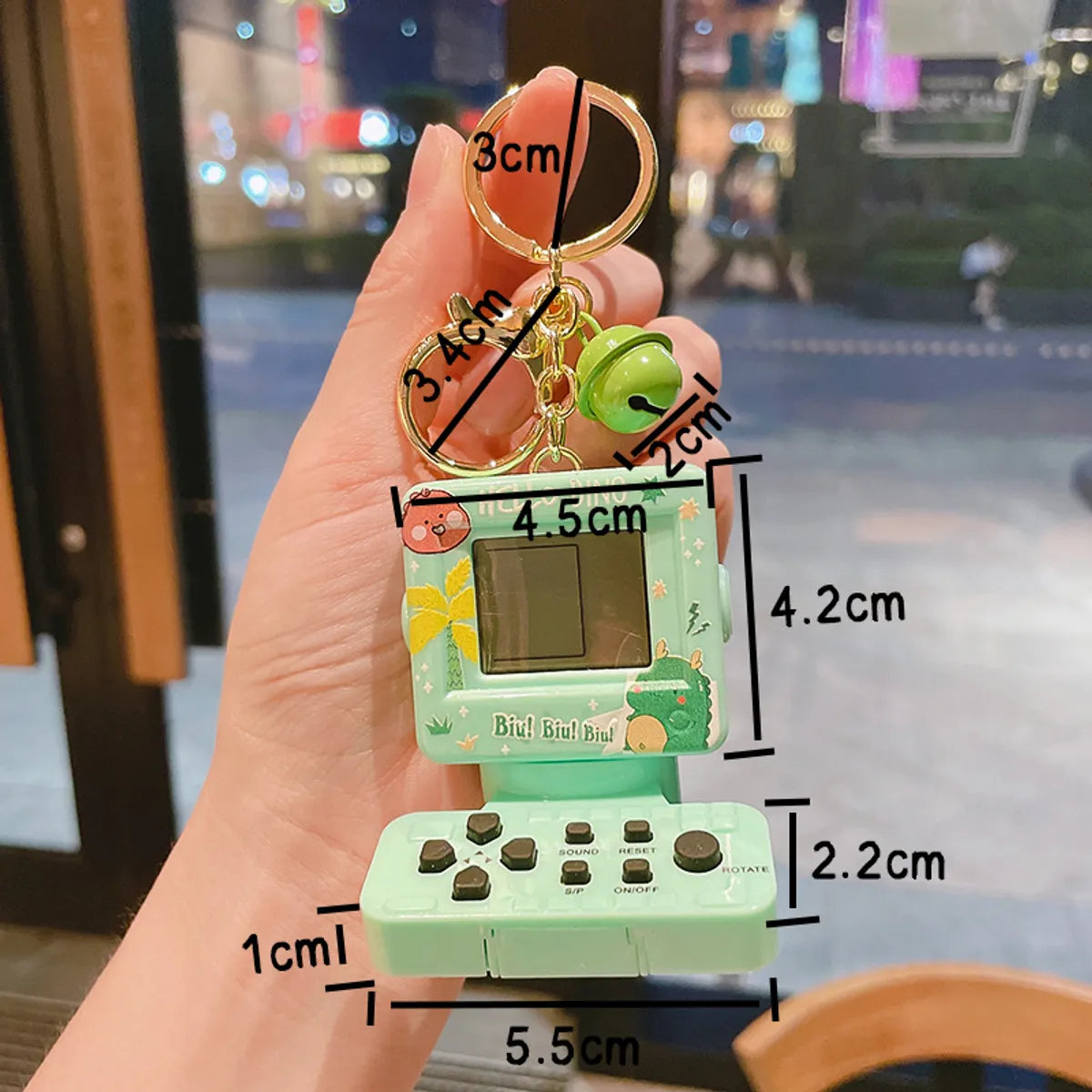 1 Piece Cute Game Console Metal Patchwork Women'S Keychain