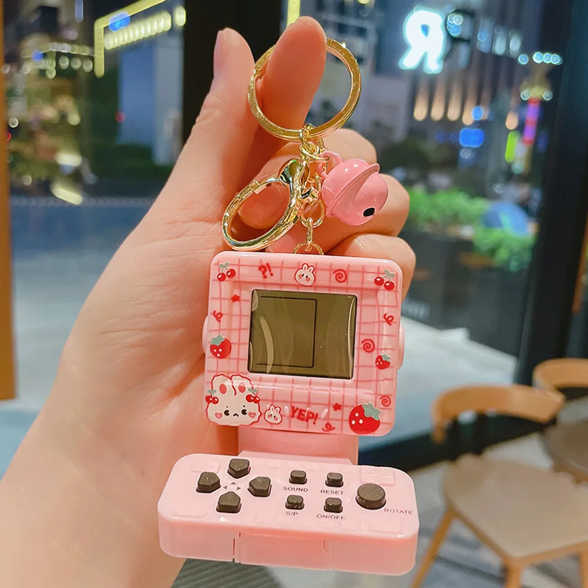 1 Piece Cute Game Console Metal Patchwork Women'S Keychain