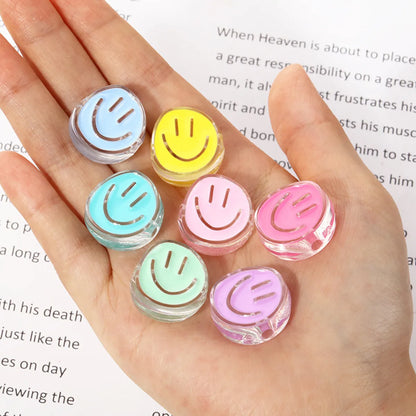 1 Piece Arylic Smile Face Beads