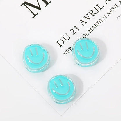 1 Piece Arylic Smile Face Beads