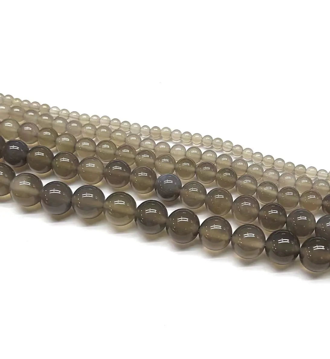 1 Piece Diameter 10mm Diameter 6 Mm Diameter 8mm 1.2-1.5 Agate Agate Round Simple Polished Beads