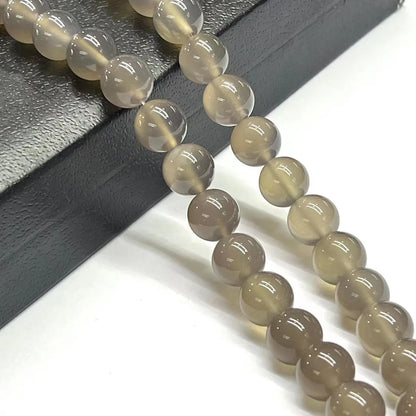 1 Piece Diameter 10mm Diameter 6 Mm Diameter 8mm 1.2-1.5 Agate Agate Round Simple Polished Beads