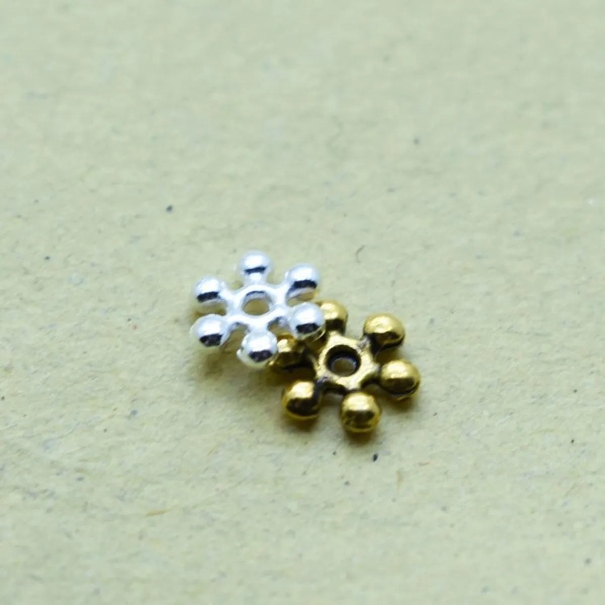 1 Piece Diameter 6 Mm Alloy Snowflake Spacer Bars