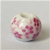 1 Piece Diameter 8mm Ceramics Floral Beads