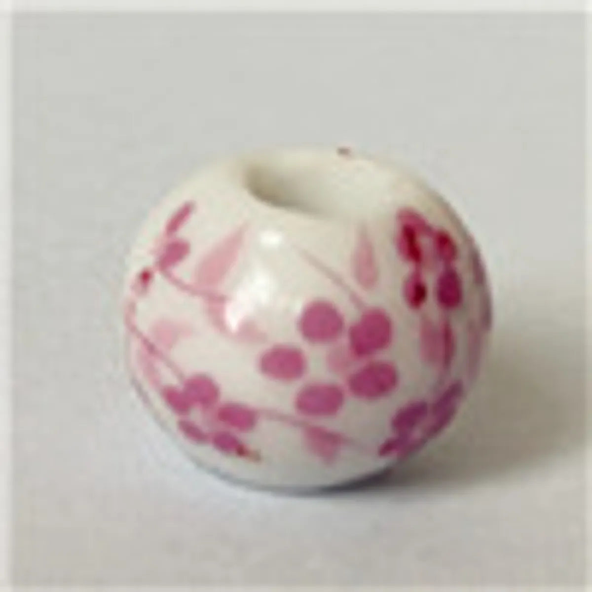 1 Piece Diameter 8mm Ceramics Floral Beads