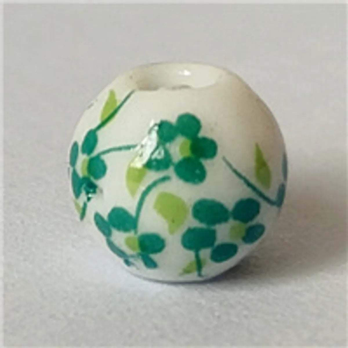 1 Piece Diameter 8mm Ceramics Floral Beads