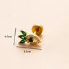 1 Piece Ear Cartilage Rings & Studs IG Style Modern Style Classic Style Geometric Flower Copper Polishing Plating Inlay Diamond 18K Gold Plated Ear Cartilage Rings & Studs