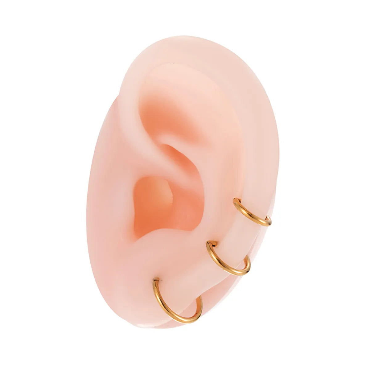 1 Piece Ear Cartilage Rings & Studs Simple Style Classic Style Semicircle Pure Titanium Ear Cartilage Rings & Studs