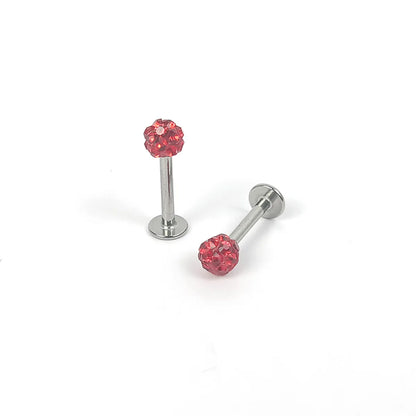 1 Piece Ear Cartilage Rings & Studs Simple Style Geometric 304 Stainless Steel Lip Rings