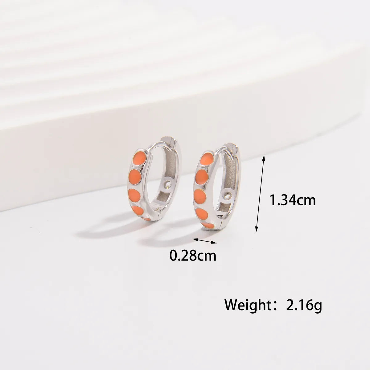 1 Piece Elegant Glam Romantic Color Block Plating Carving Sterling Silver Zircon White Gold Plated Earrings