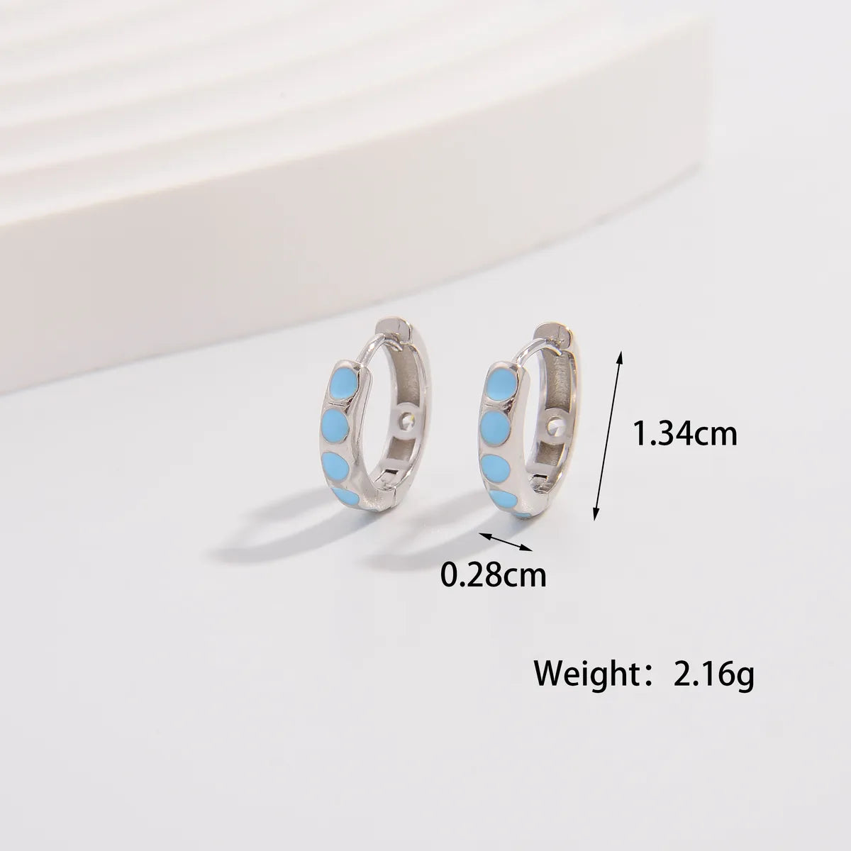 1 Piece Elegant Glam Romantic Color Block Plating Carving Sterling Silver Zircon White Gold Plated Earrings