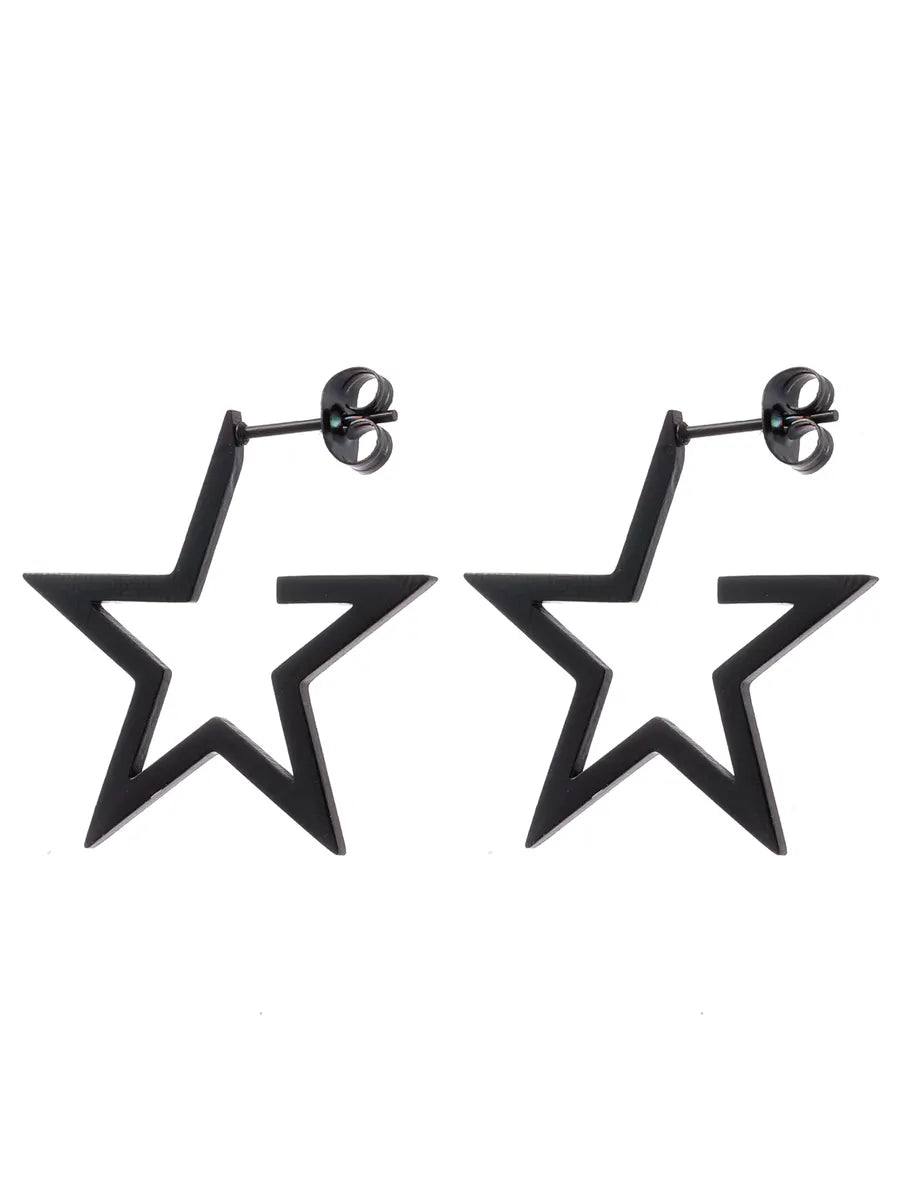 1 Piece Elegant Lady Star Alloy Ear Studs