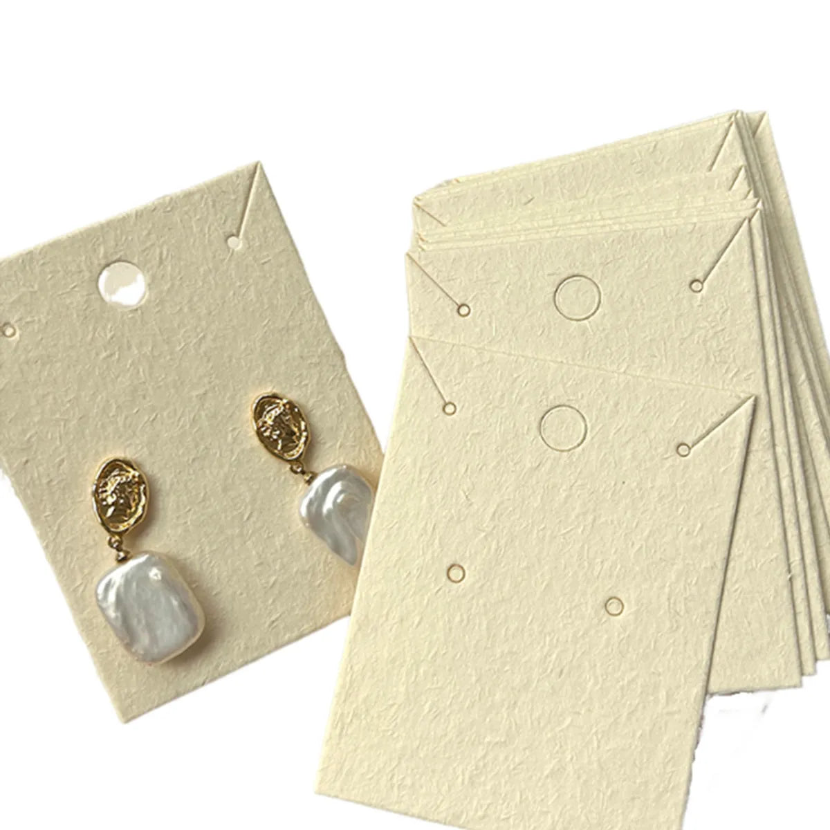 1 Piece Elegant Simple Style Daily Date Solid Color Jewelry Card