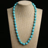 1 Piece Ethnic Style Oval Turquoise Polishing Necklace