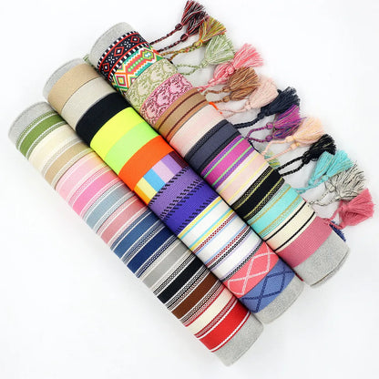 1 Piece Ethnic Style Polyester Handmade Unisex Bracelets