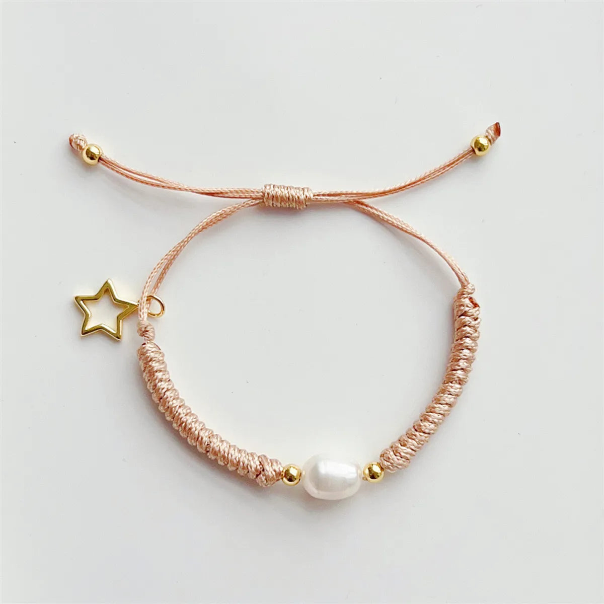 1 Piece Ethnic Style Star Artificial Pearl Line Handmade Women's Bracelets