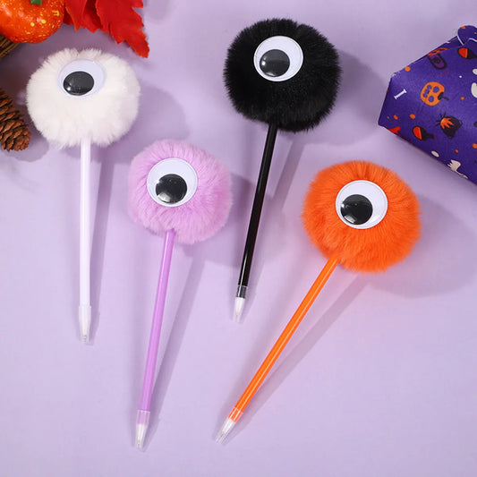 1 Piece Eye Learning School Daily Halloween PP Plastic Plush Cute Ballpoint Pen