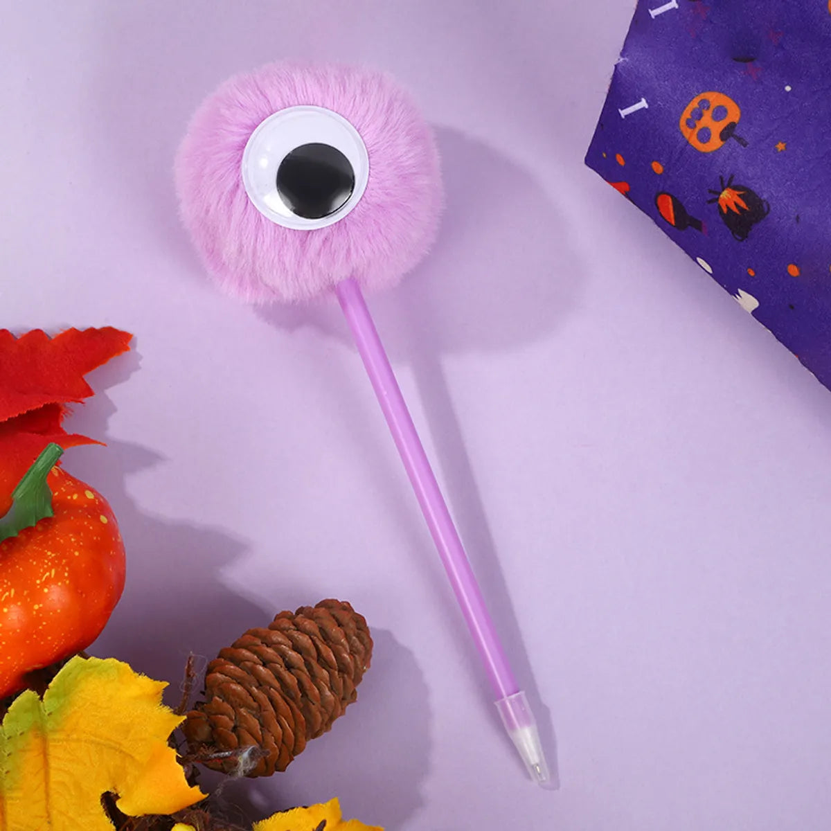 1 Piece Eye Learning School Daily Halloween PP Plastic Plush Cute Ballpoint Pen