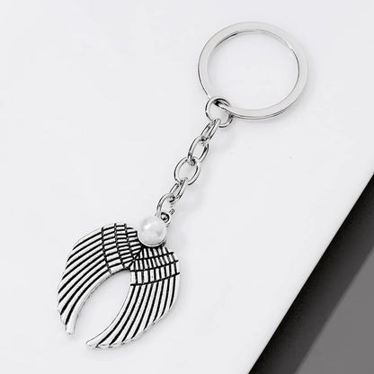 Fashion Angel Angel Wings Alloy Plating Bag Pendant Keychain