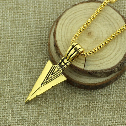 1 Piece Fashion Arrow Alloy Plating Men's Pendant Necklace