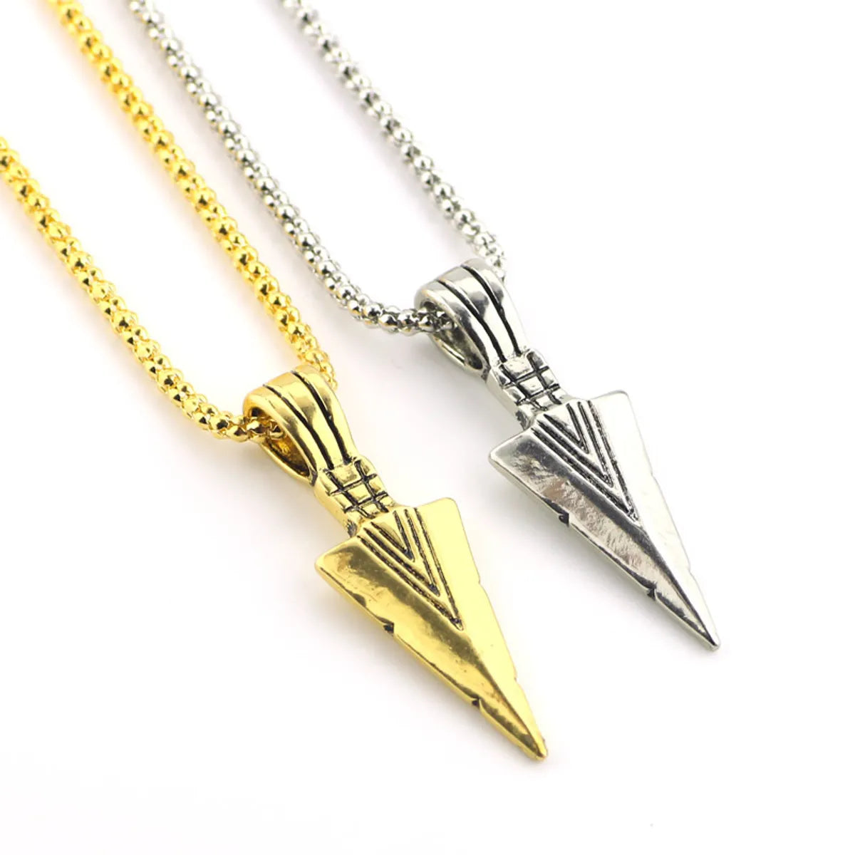 1 Piece Fashion Arrow Alloy Plating Men's Pendant Necklace